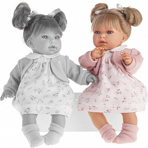 Интерактивная кукла Лорена в розовом, озвученная, 37 см. (Antonio Juan Munecas, 1558P)